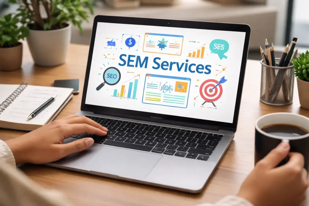 freelance digital marketing strategist in Abu Dhabi providing SEM Services